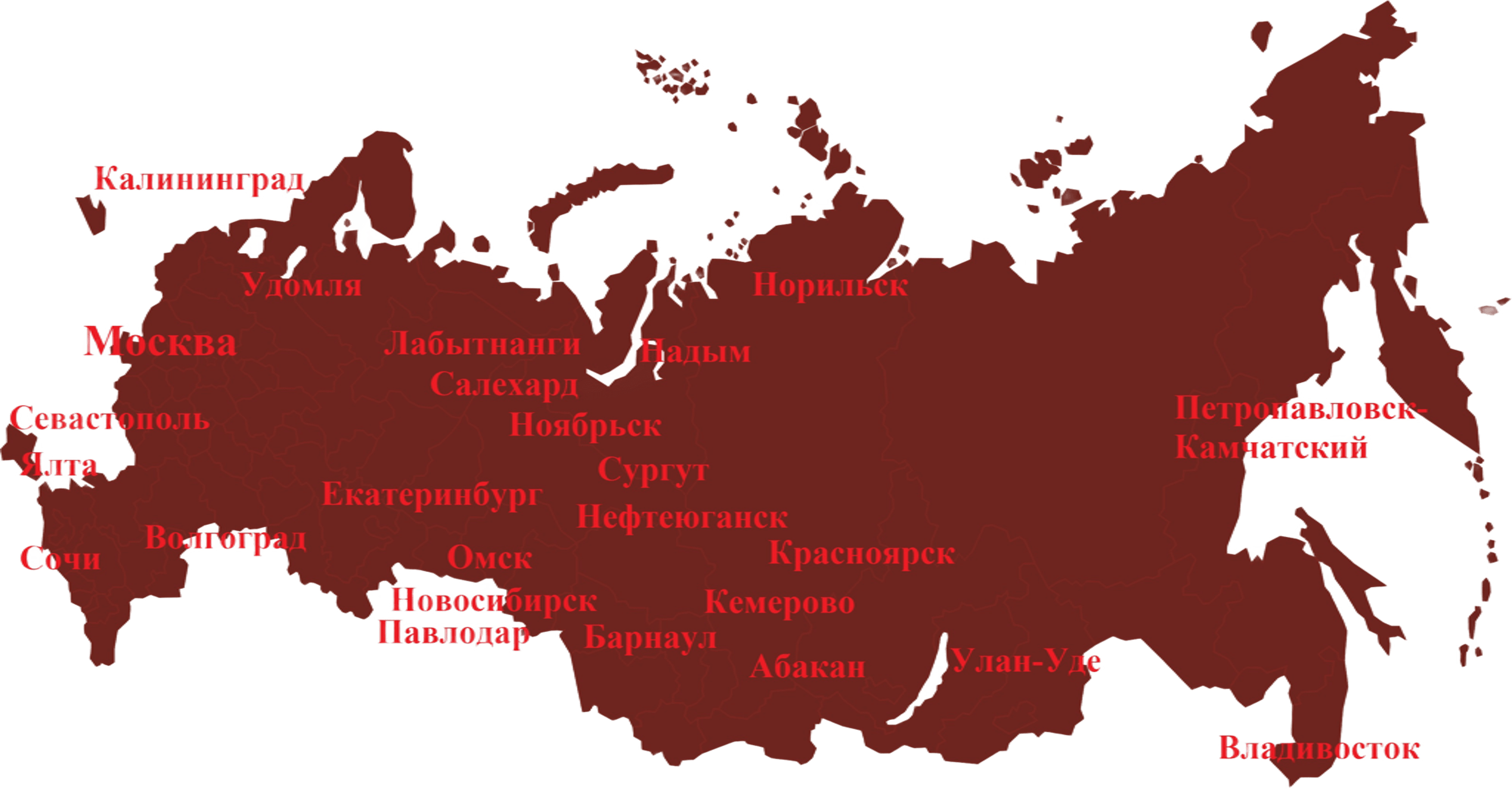 Карта России